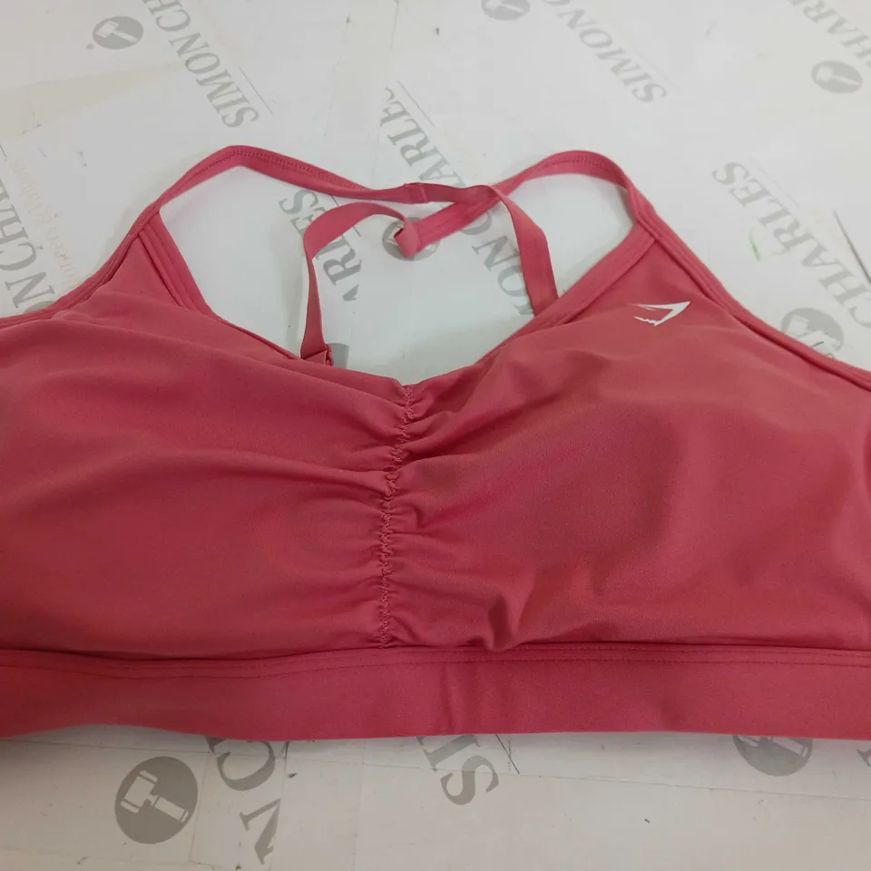 GYMSHARK RUCHED SPORTS BRA - L