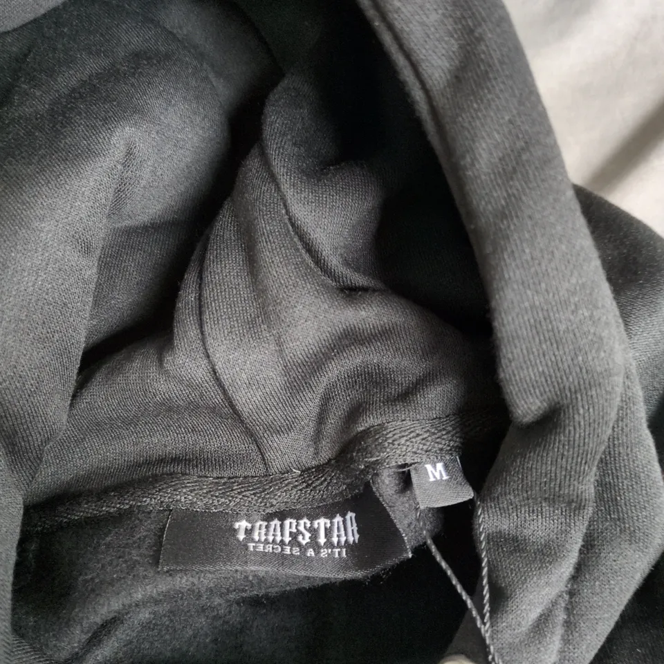 TRAPSTAR HOODIE – BLACK, SIZE M (MEN'S)