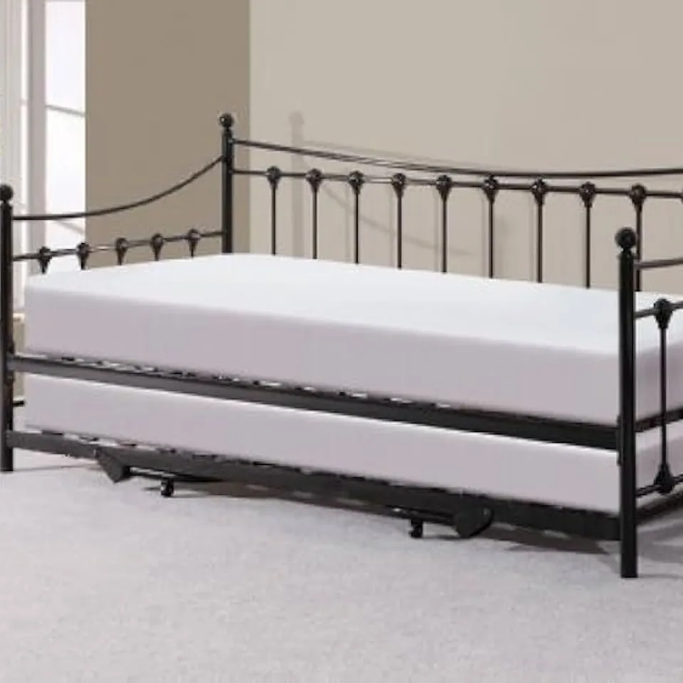 BOXED MEMPHIS TRUNDLE BED - BLACK