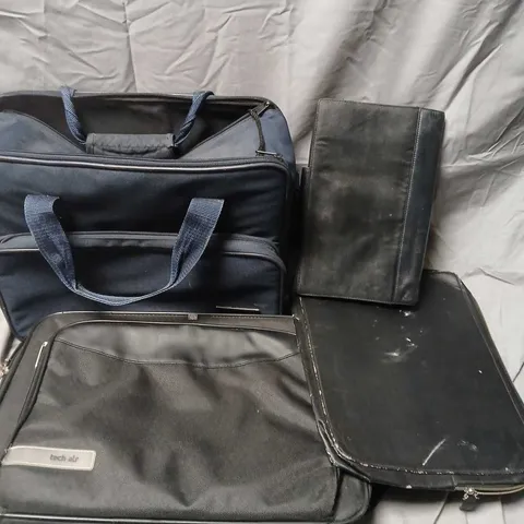BOX OF APPROXIMATELY 8 ASSORTED LAPTOP BAGS & ACCESSORIES TO INCLUDE - PANASONIC - TECH AIR - IDEQ