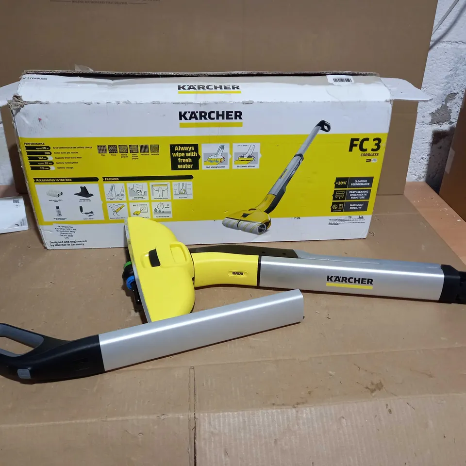KARCHER FC3 CORDLESS HARD FLOOR CLEANER