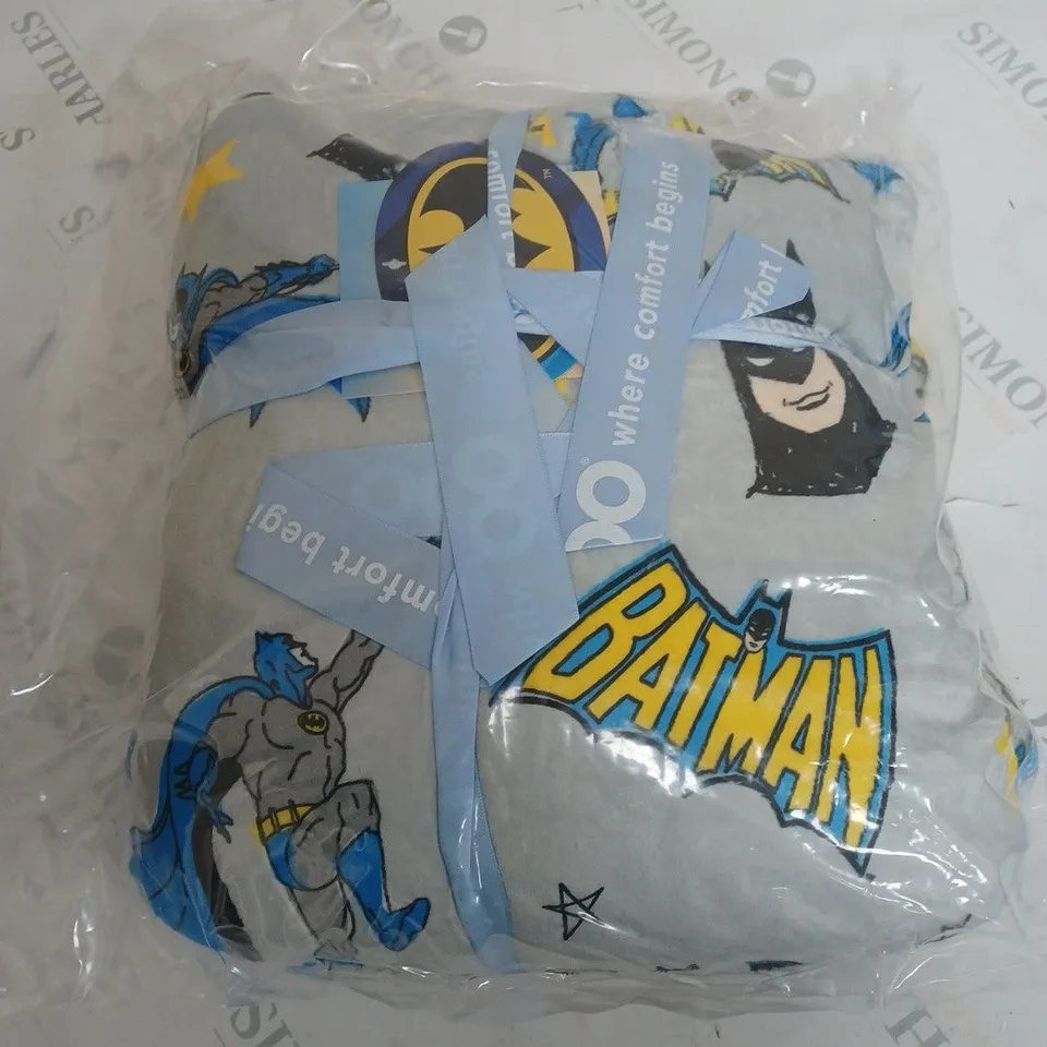 SEALED BATMAN THEMED OODIE HOODED BLANKET - SIZE UNSPECIFIED