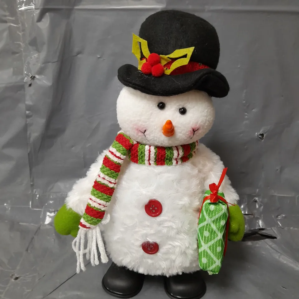 MUSICAL DANCING SNOWMAN CHRISTMAS DECORATION RRP £22.99