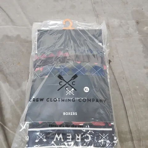 CREW CLOTHING COMPANY BOXERS – XL