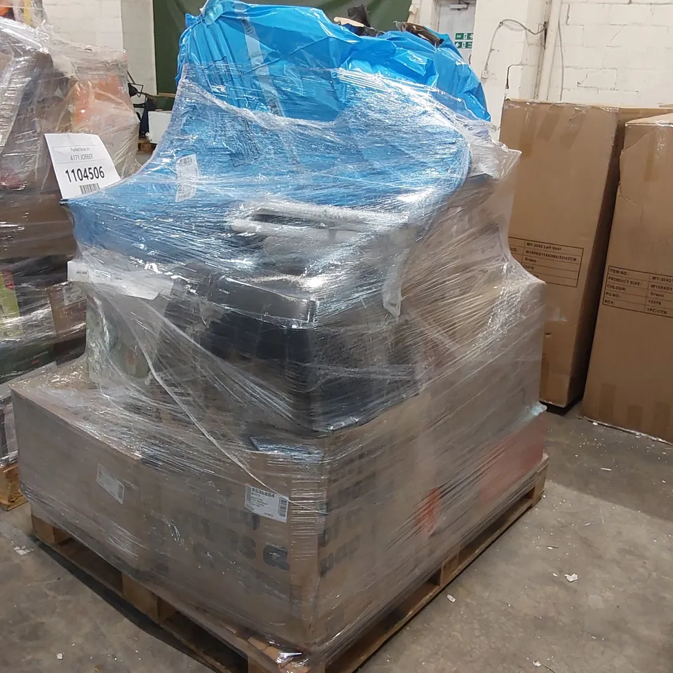 PALLET OF APPROXIMATELY 17 UNPROCESSED RAW RETURN HOUSEHOLD AND ELECTRICAL GOODS TO INCLUDE;