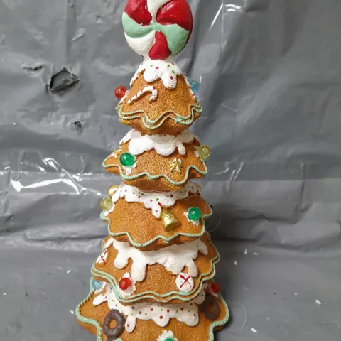 LED GINGERBREAD TREE CHRISTMAS DECORATION