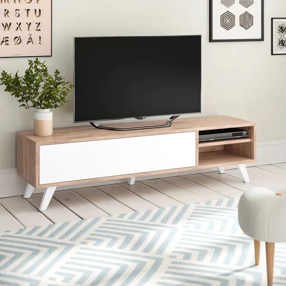 BOXED TV STAND FOR TVS UP TO 65"