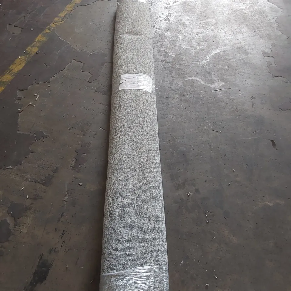 ROLL OF QUALITY IMPACT GREY CARPET - APPROXIMATELY 2.45 x 4m