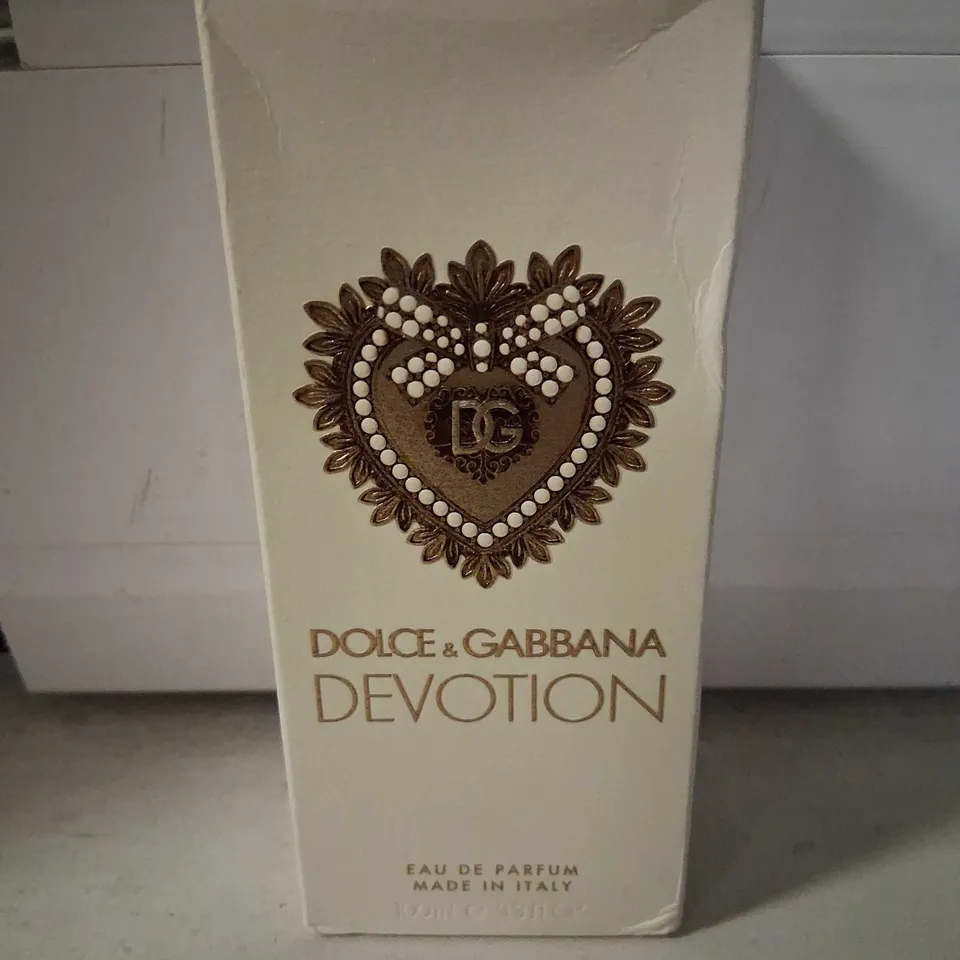 BOXED DOLCE AND GABBANA DEVOTION EAU DE PARFUM 100ML