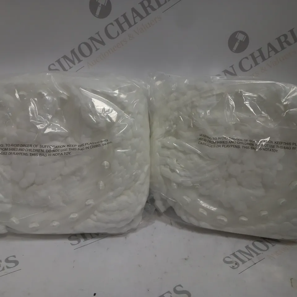 2 X SPIN MOP SET OF 2 REPLACEMENT HEADS