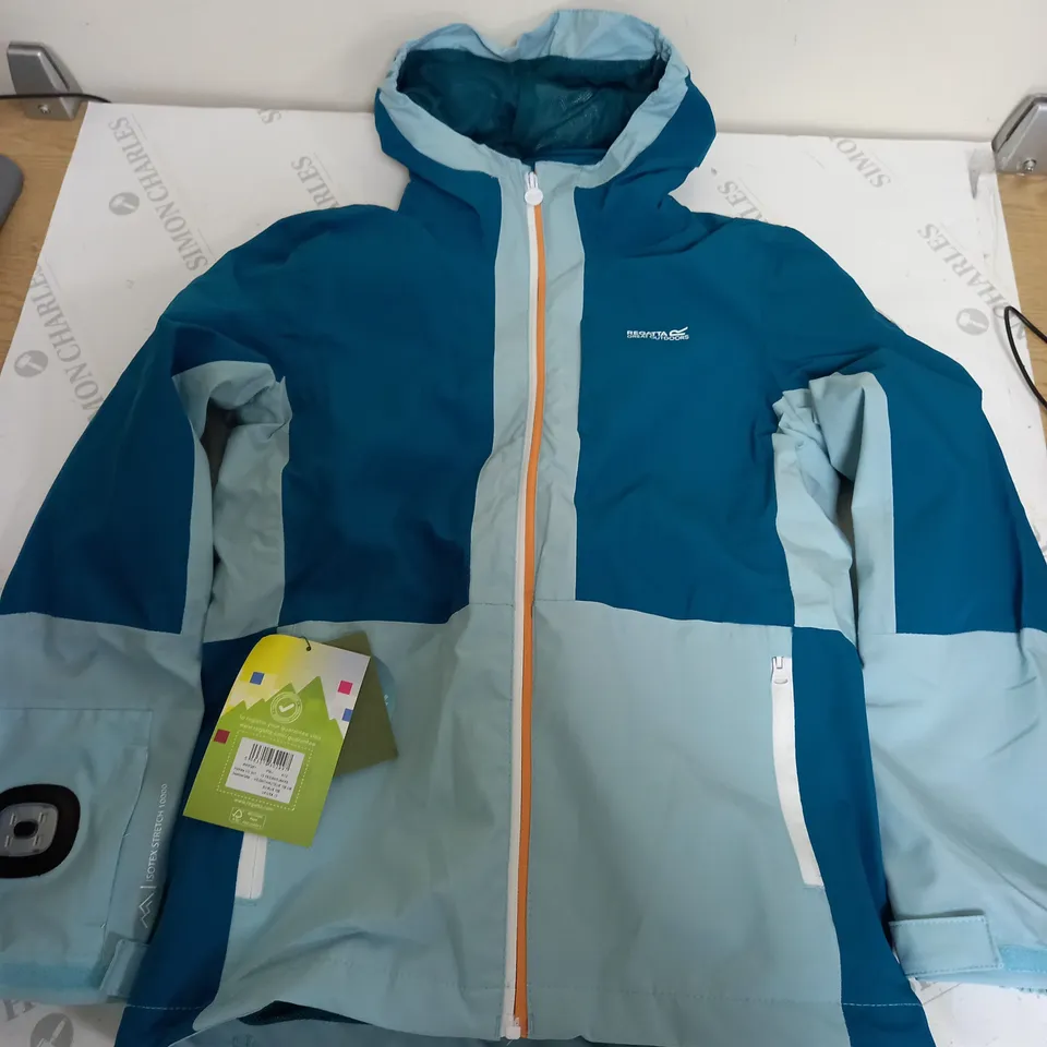 REGATTA GREAT OUTDOORS HYDRATEVII 3IN1 COAT IN BLUE - 13 YEARS