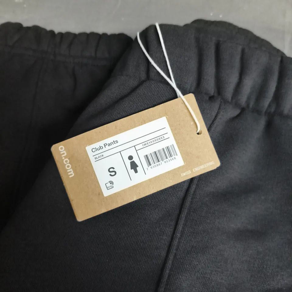 ON CLUB PANTS - BLACK, SIZE S (WOMEN)
