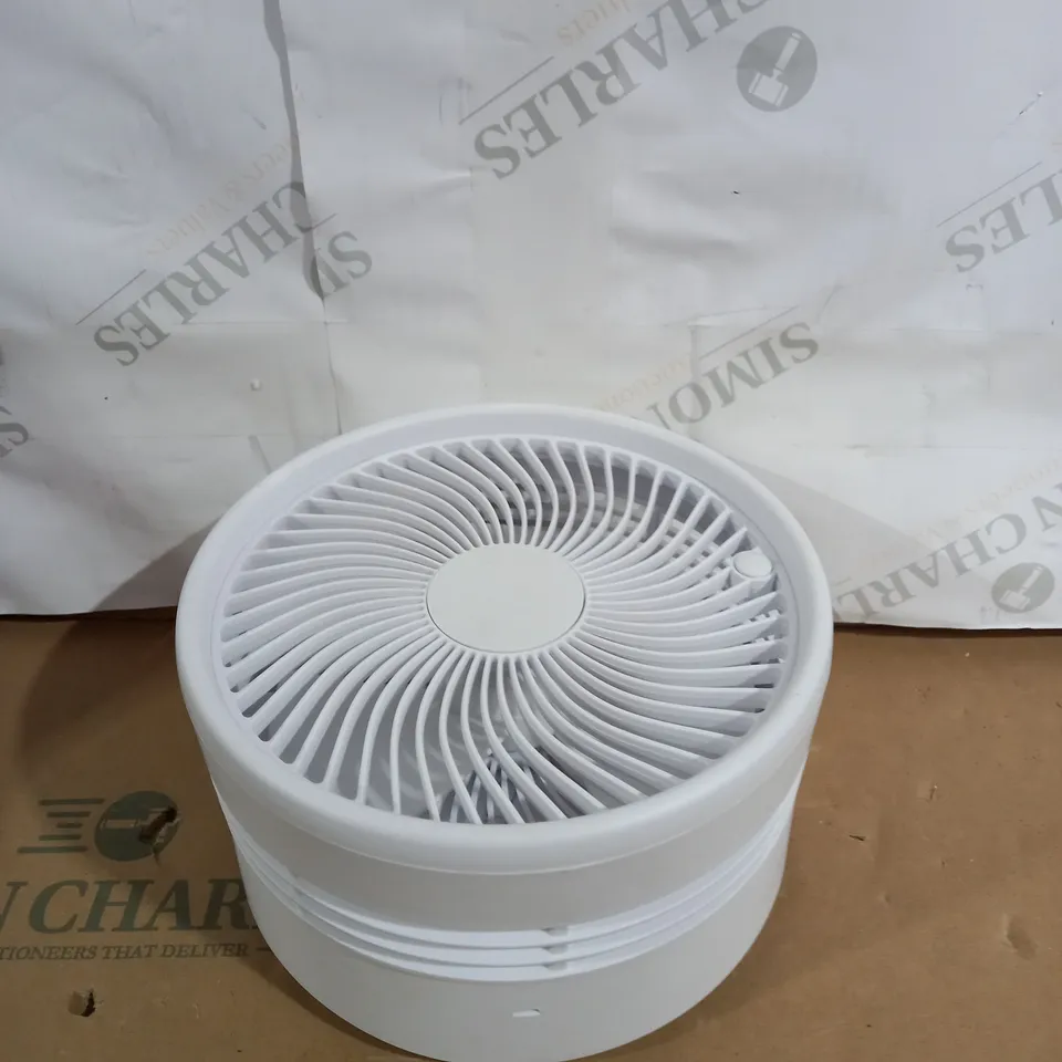 BELL & HOWELL OSCILLATING ADJUSTABLE FOLDING RECHARGEABLE STAND FAN