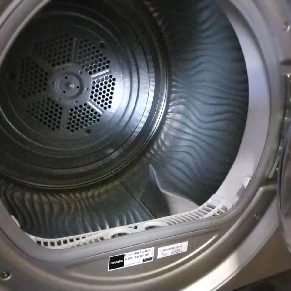 DESIGNER HOTPOINT H3D81GSUK FREESTANDING CONDENSER 8KG TUMBLE DRYER GRAPHITE 