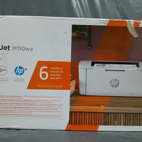 BOXED HP LASERJET M110WE MONOCHROME WIRELESS PRINTER