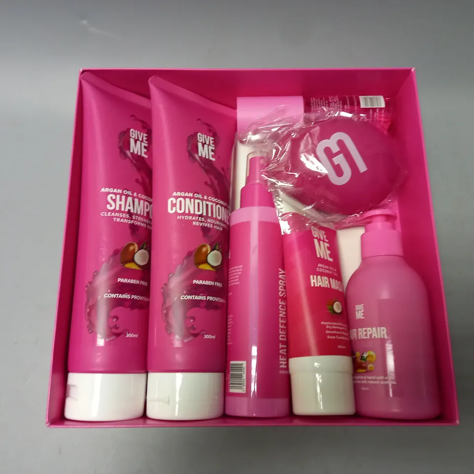 BOXED GIVE ME HAIRCARE SET