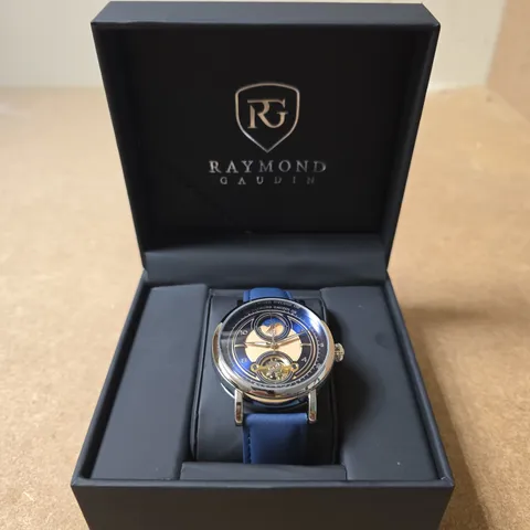 RAYMOND GAUDIN RG MECHANICAL WRISTWATCH – BLUE STRAP