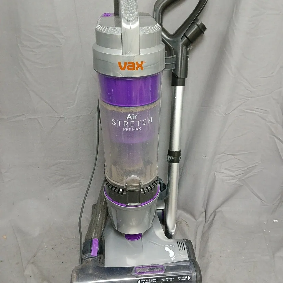 BOXED VAX AIR STRETCH PET MAX UPRIGHT VACUUM CLEANER