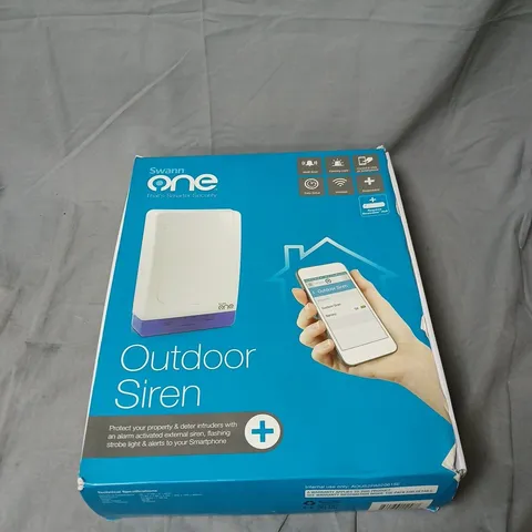 SWANN ONE OUTDOOR SIREN – BOXED SECURITY ALARM ACCESSORY