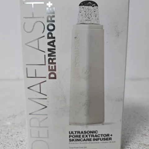 SEALED DERMAFLASH DERMAPORE+ ULTRASONIC PORE EXTRACTOR SKINCARE INFUSER