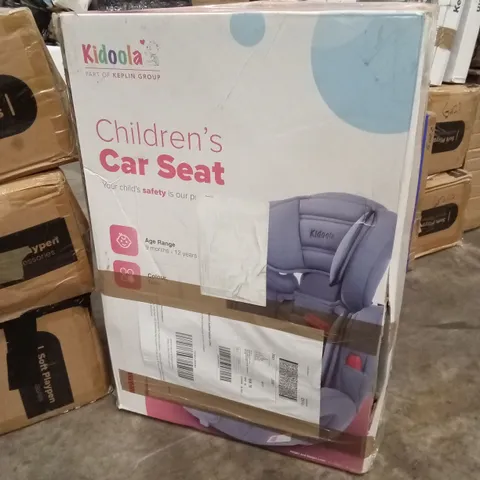 BOXED KIDOOLA CHILDREN'S CAR SEAT