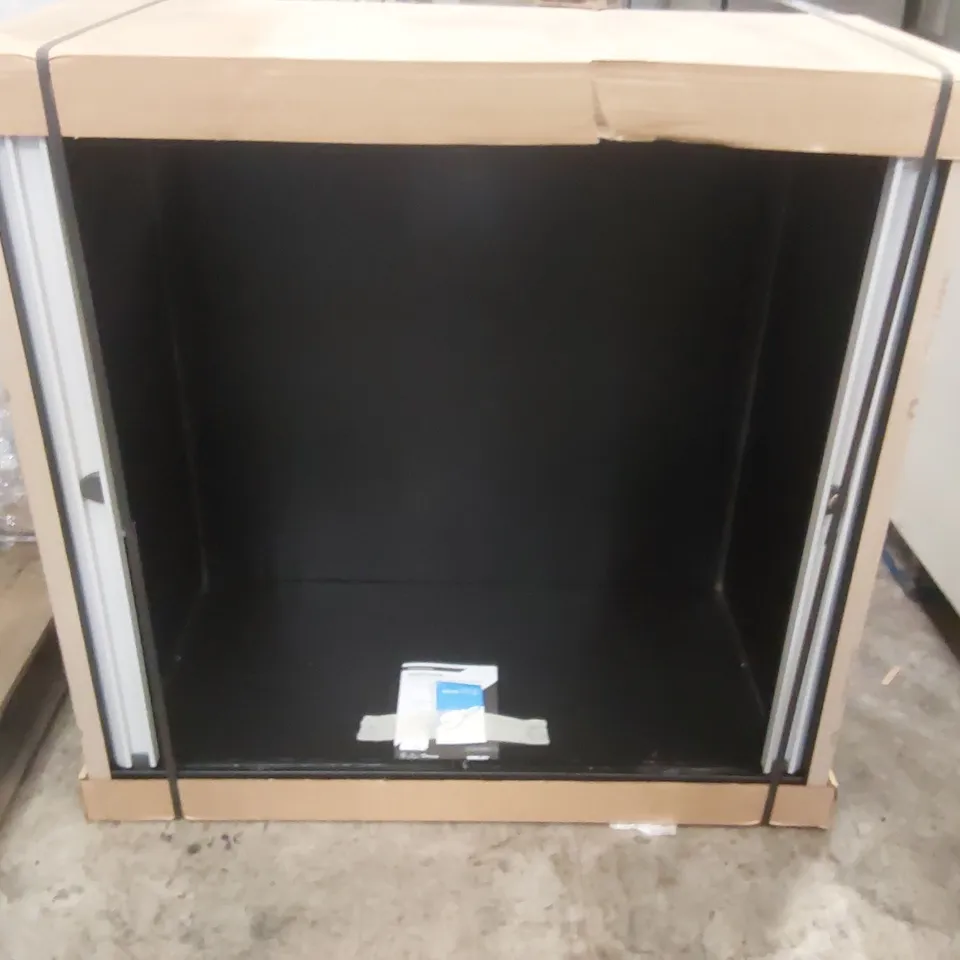 BRAND NEW BISLEY TAMBOUR CUPBOARD STEEL - BLACK