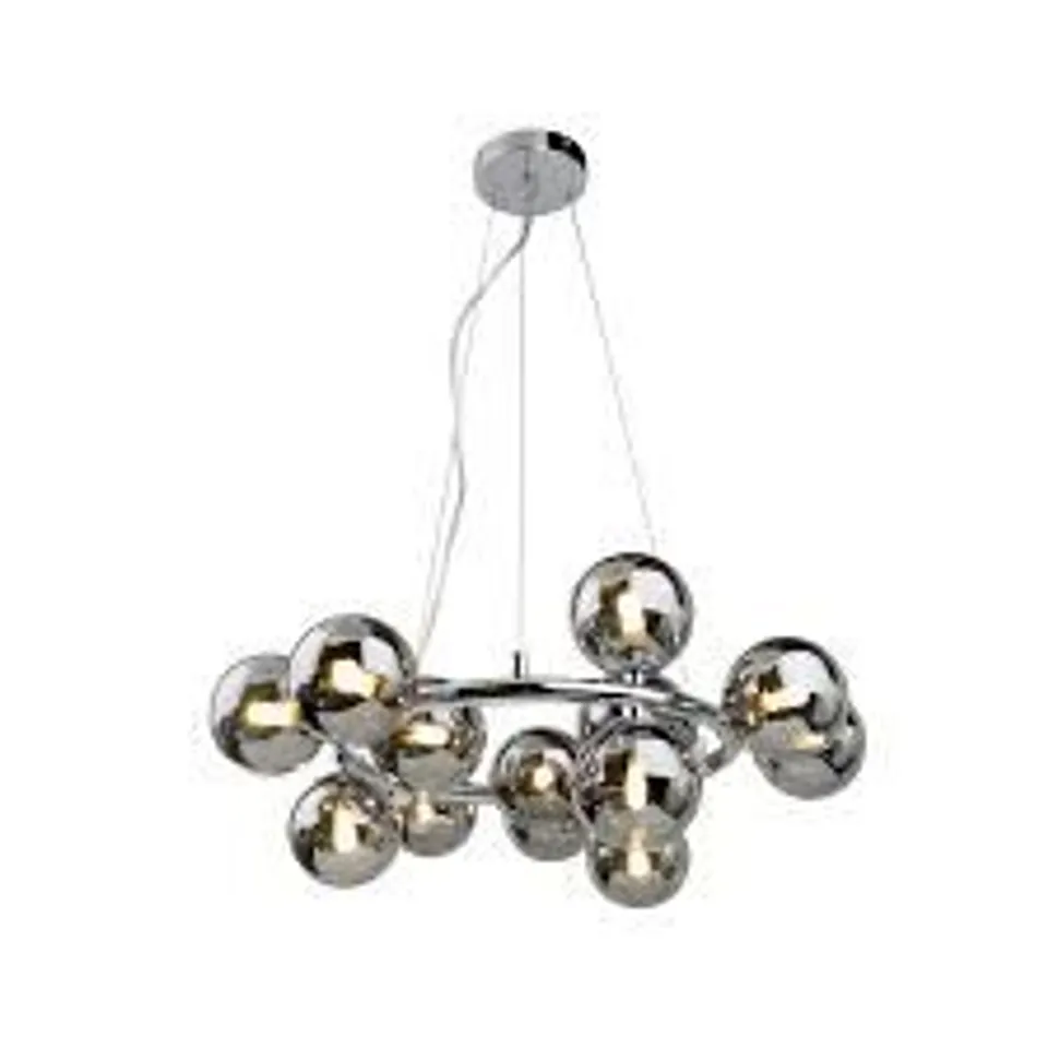 ALDRICH 15-LIGHT CLUSTER GLOBE PENDANT 