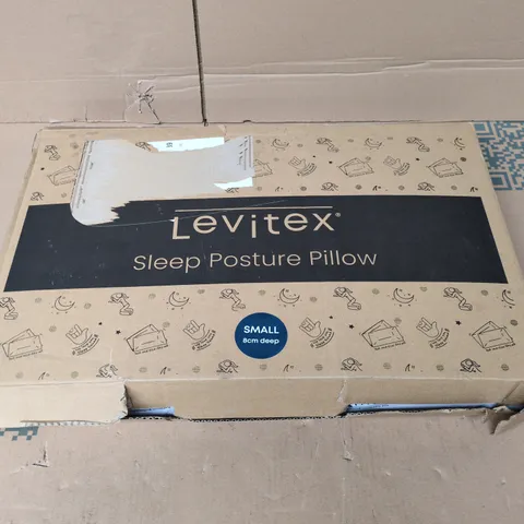 BOXED LEVITEX SLEEP POSTURE PILLOW (SMALL 8CM DEEP)
