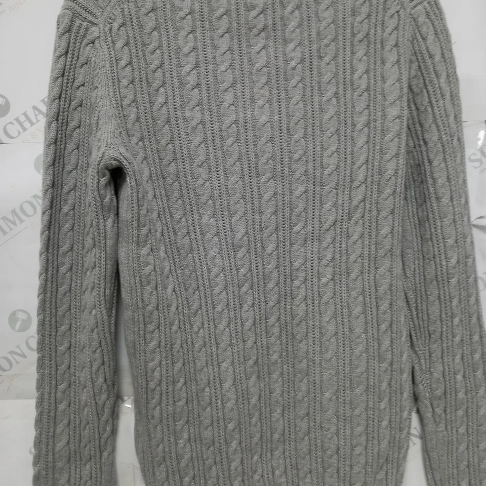 GREY TOMMY HILFIGER GREY WOVEN COTTON - SIZE XXS