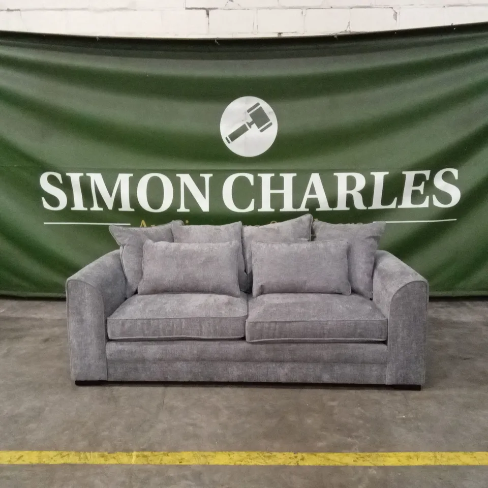 SOHO FABRIC 3 SEATER SOFA - GREY RRP £849