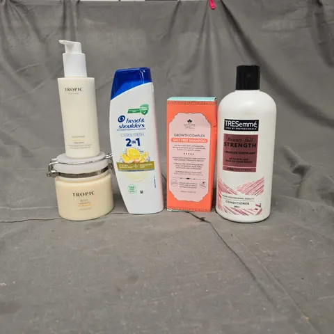 APPROXIMATELY 20 ASSORTED HEALTH & BEAUTY PRODUCTS TO INCLUDE HEAD & SHOULDERS SHAMPOO, TROPIC BODY POLISH AND TRESEMME CONDITIONER