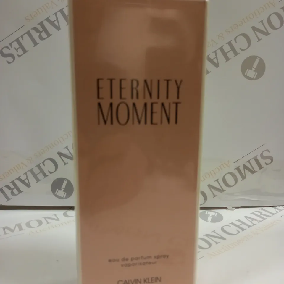 BOXED AND SEALED ETERNITY MOMENT EAU DE PARFUM CALVIN KLEIN 100ML