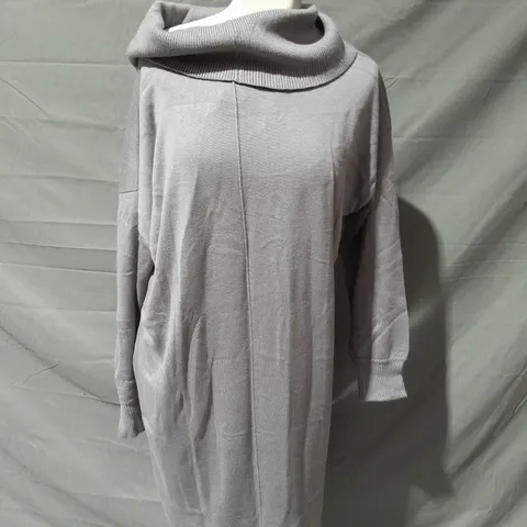HEN DE JIFI LONG SLEEVED JUMPER IN GREY SIZE L