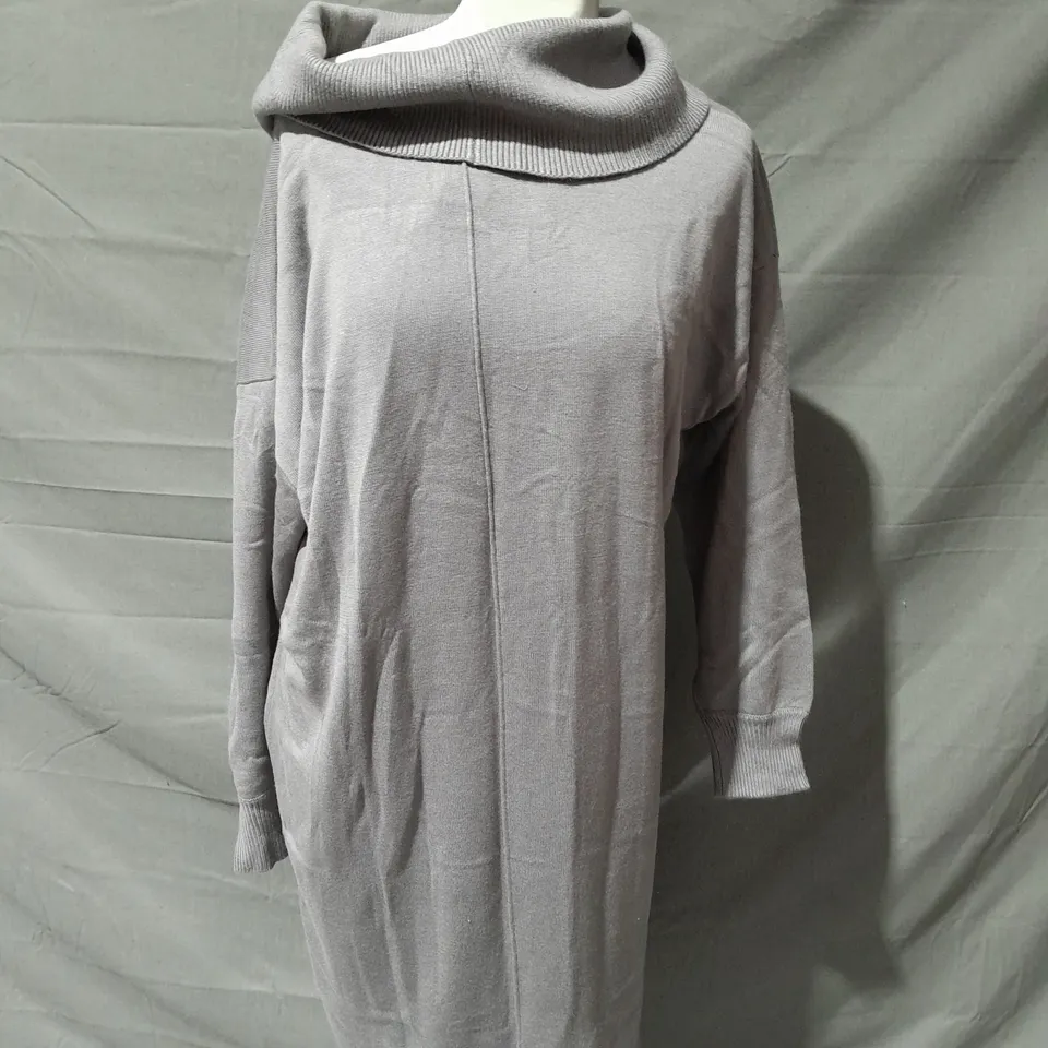 HEN DE JIFI LONG SLEEVED JUMPER IN GREY SIZE L