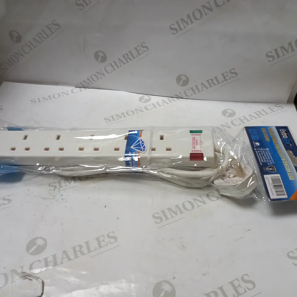 6 GANG SURGE PROTECTOR EXTENSION LEAD 250V