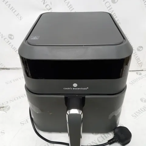 BOXED COOK'S ESSENTIALS 5.8L AIR FRYER IN SLATE GREY