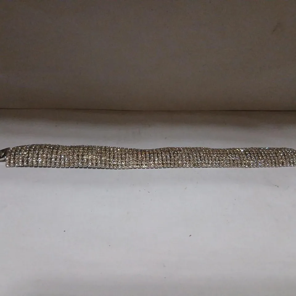 MALIKA CRYSTAL CUFF BRACELET