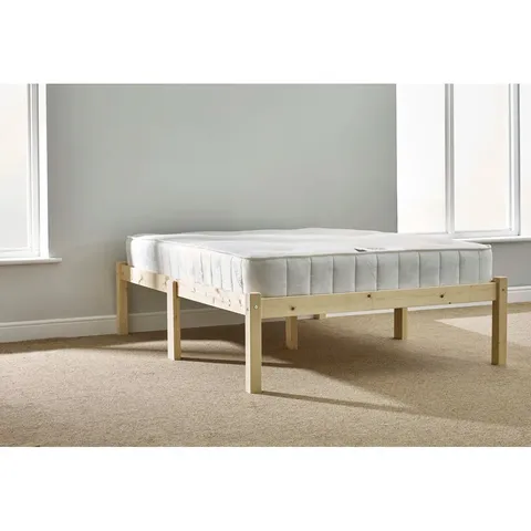 BOXED EMSWORTH HEAVY DUTY SOLID PINE KINGSIZE BED FRAME