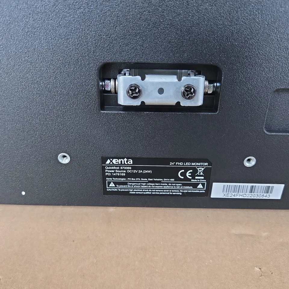 XENTA 24" FHD LED MONITOR - UNBOXED