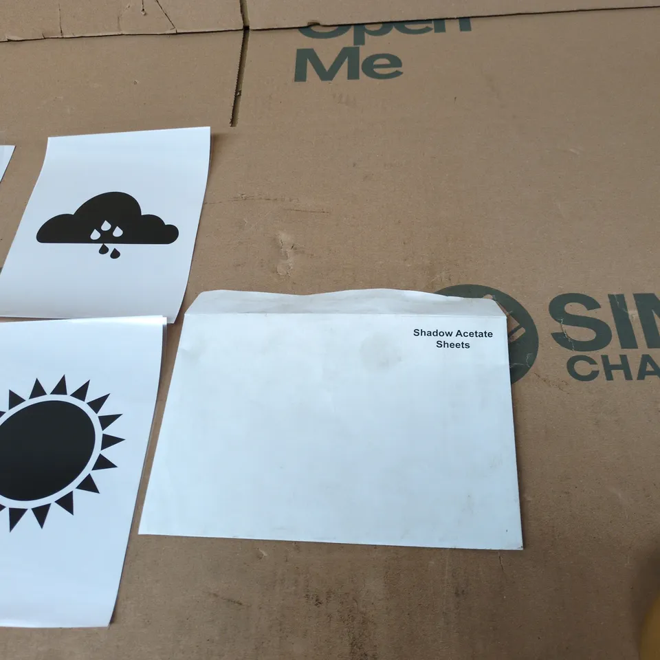 APPROXIMATELY 45 PACKS OF 4 ASSORTED SHADOW ACETATE SHEETS (BRAND NEW)