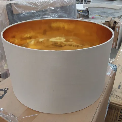 BOXED 35CM COTTON DRUM PENDANT SHADE (1 BOX)