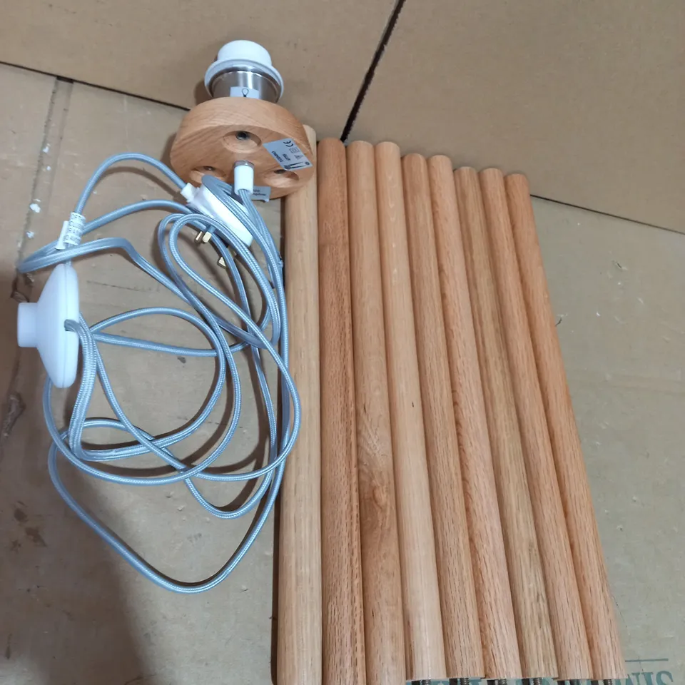 DESIGNER WOODEN TRIPOD LAMP BASE 