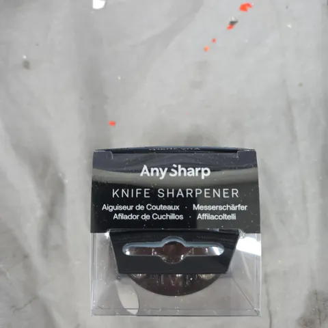 ANY SHARP KNIFE SHARPENER – BLACK HANDHELD, BOXED