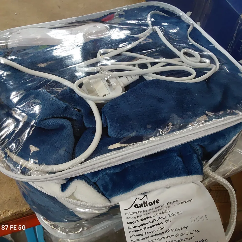 AXKARE WHOLE BODY ELECTRICALLY HEATED THROW BLANKET