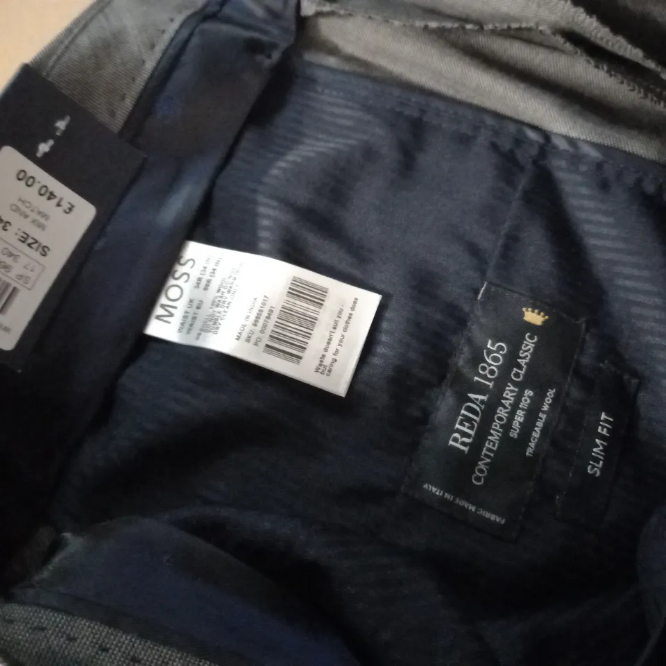 MOSS REDA GREY TROUSERS - 34R