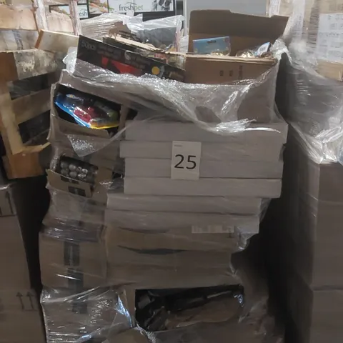 PALLET TO CONTAINING A VERY LARGE QUANTITY OF ASSORTED ITEMS INCLUDING: BLACKSPUR 11PC MINI PAINT SETS, BUBBLE CAMERAS, BAUBLES, REFILLABLE EASTER EGGS ECT