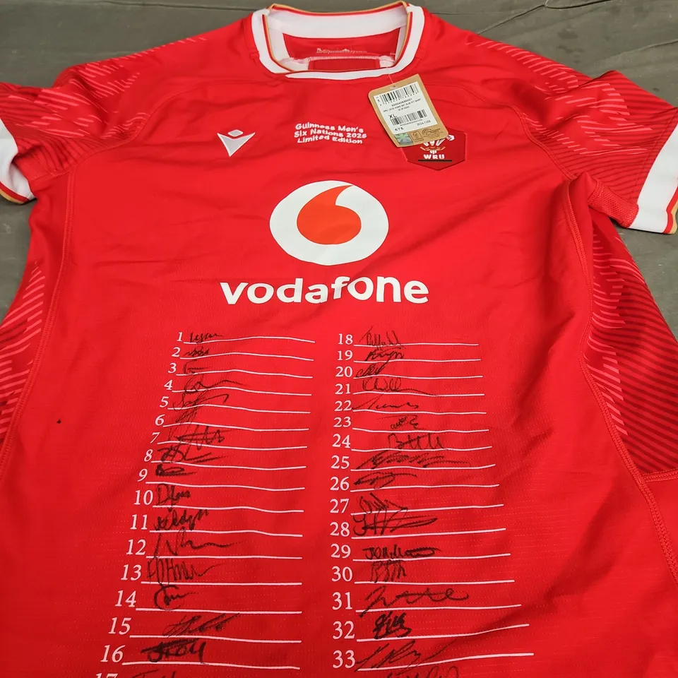 MACRON WRU SIGNED SHIRT HOME 24/25 SLIM FIT - XL