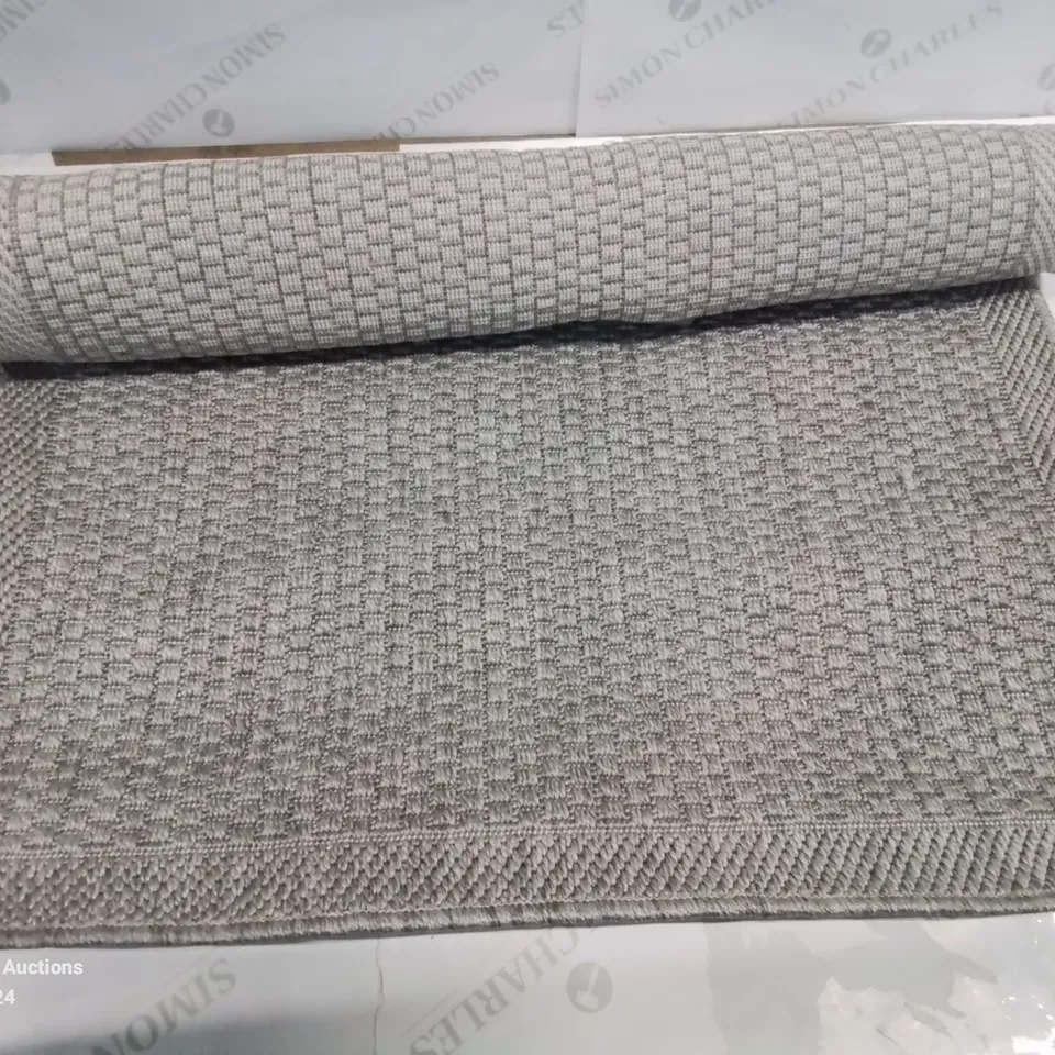 BRAND NEW PACO HOME 125 GREY TIMBER RUG SIZE 80CM X 150CM