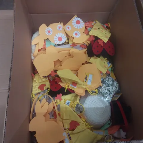 BOX CONTAINING A LARGE QUANTITY OF ASSORTED EASTER PRODUCTS