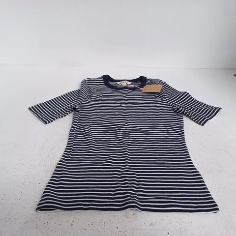 BODEN STRIPED TOP β NAVY & WHITE, UK 8 (US 4)